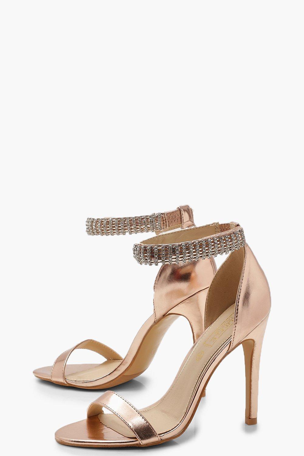 Embellished ankle best sale strap heels